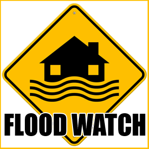 Flood watch issued due to impending atmospheric river