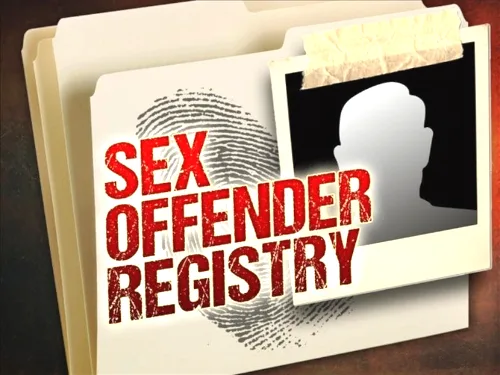 Sex offender graphic
