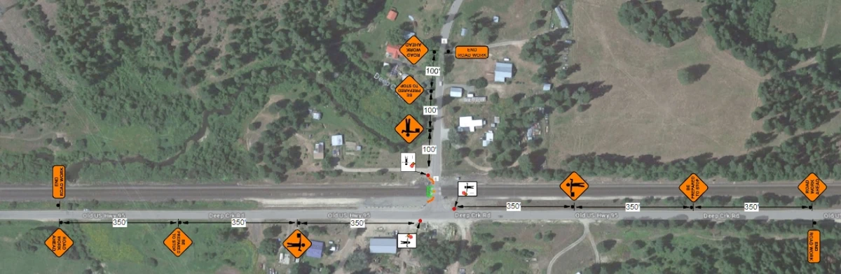 Highland Flats Road railroad crossing will be closed Tuesday
