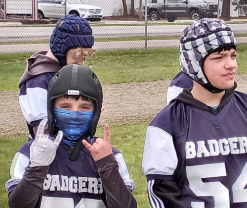 Young Badgers hosting Sunday football