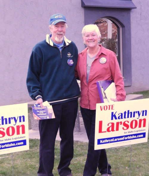 Stephen Howlett and Kathryn Larson