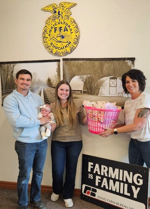Lylah Jean county’s Farm Bureau first baby spring
