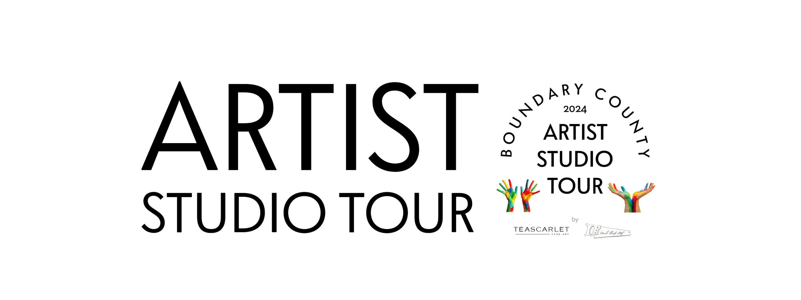 Boundary County Artist Studio tour by Hannah Sucsy of Teascarlet Fine Art and Tamara Wagner of Wood Thief Art