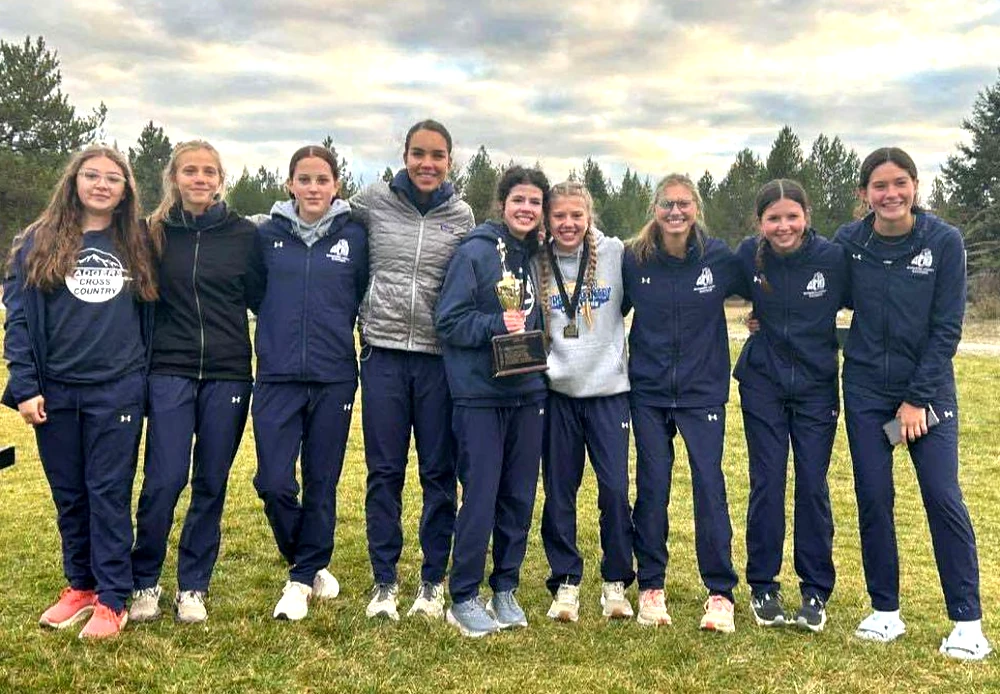 The Badger girls cross country team.