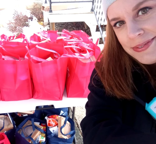 One door closes and a blessing arrives: Cote Banuet rocks CAP food drive