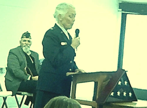 LTC JoAnne Danner and chaplain Jeffrey Phillips