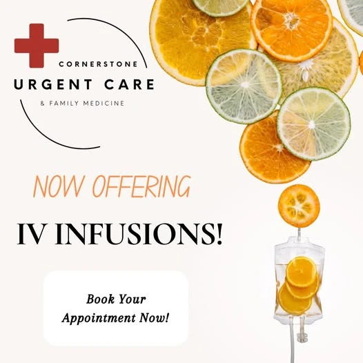 Cornerstone Urgent Care to offer IV vitamin infusions