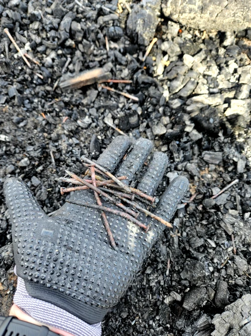 Illegal burning creates hazard at county boat launch