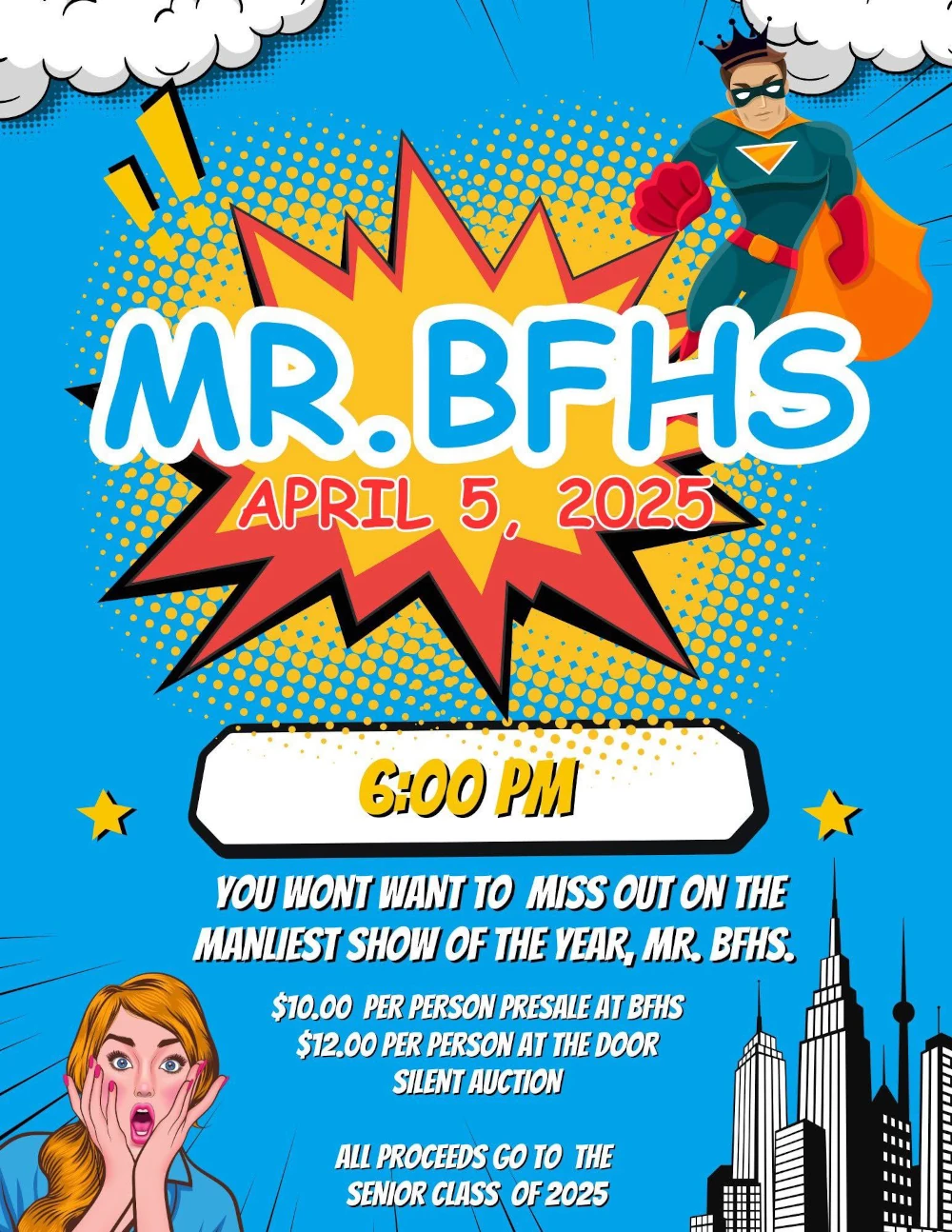 Mr. BFHS – Silent Auction and Performance