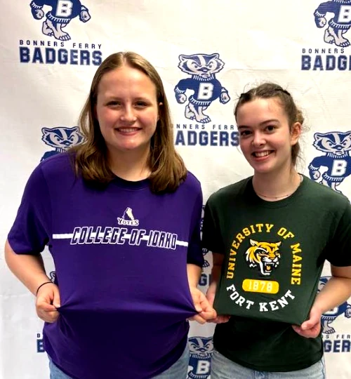 Besties Helene and Kim sign to colleges far apart