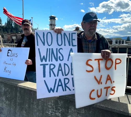 County residents stand up against Trump