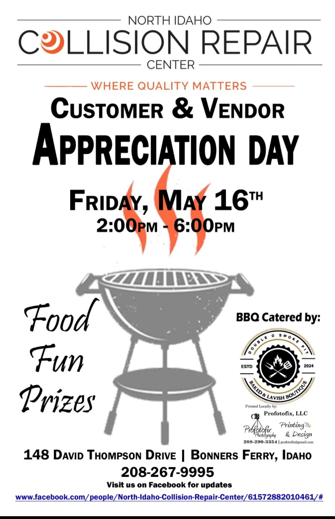 North Idaho Collision to Host Customer and Vendor Appreciation Event.
