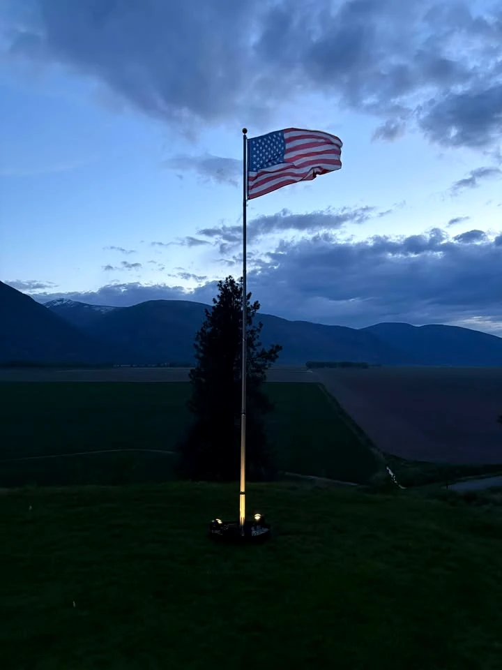 Patriot Flag Pole & Co., raising flags, standing for ffaith