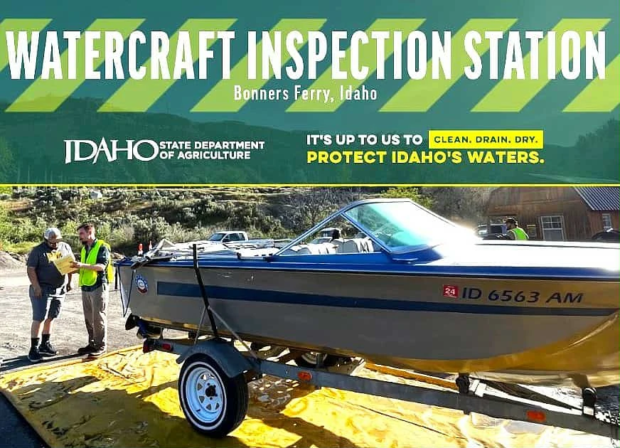 The ISDA Watercraft Inspection station now open in Bonners Ferry