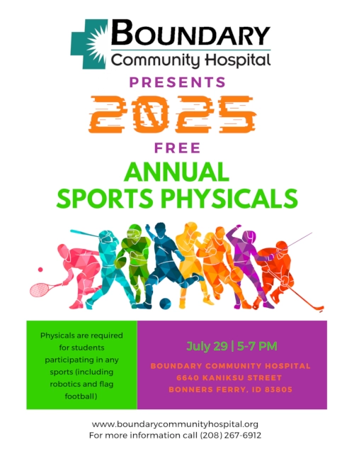 Free school sports physicals offered July 29
