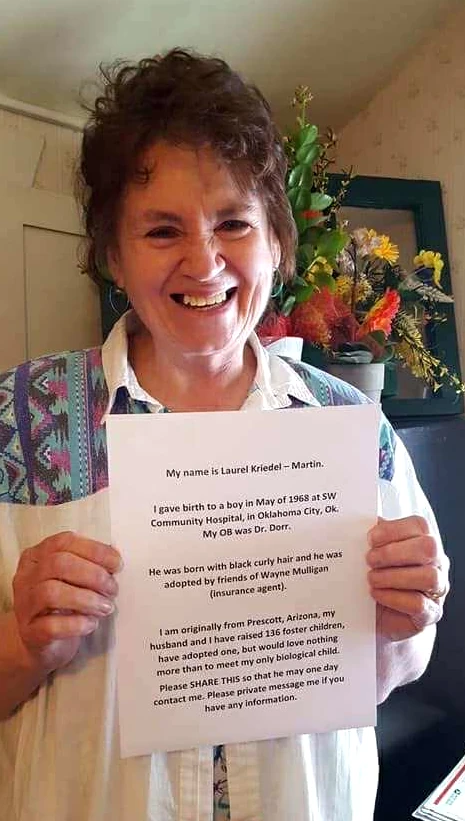 Local woman seeks son she adopted out 57 years ago