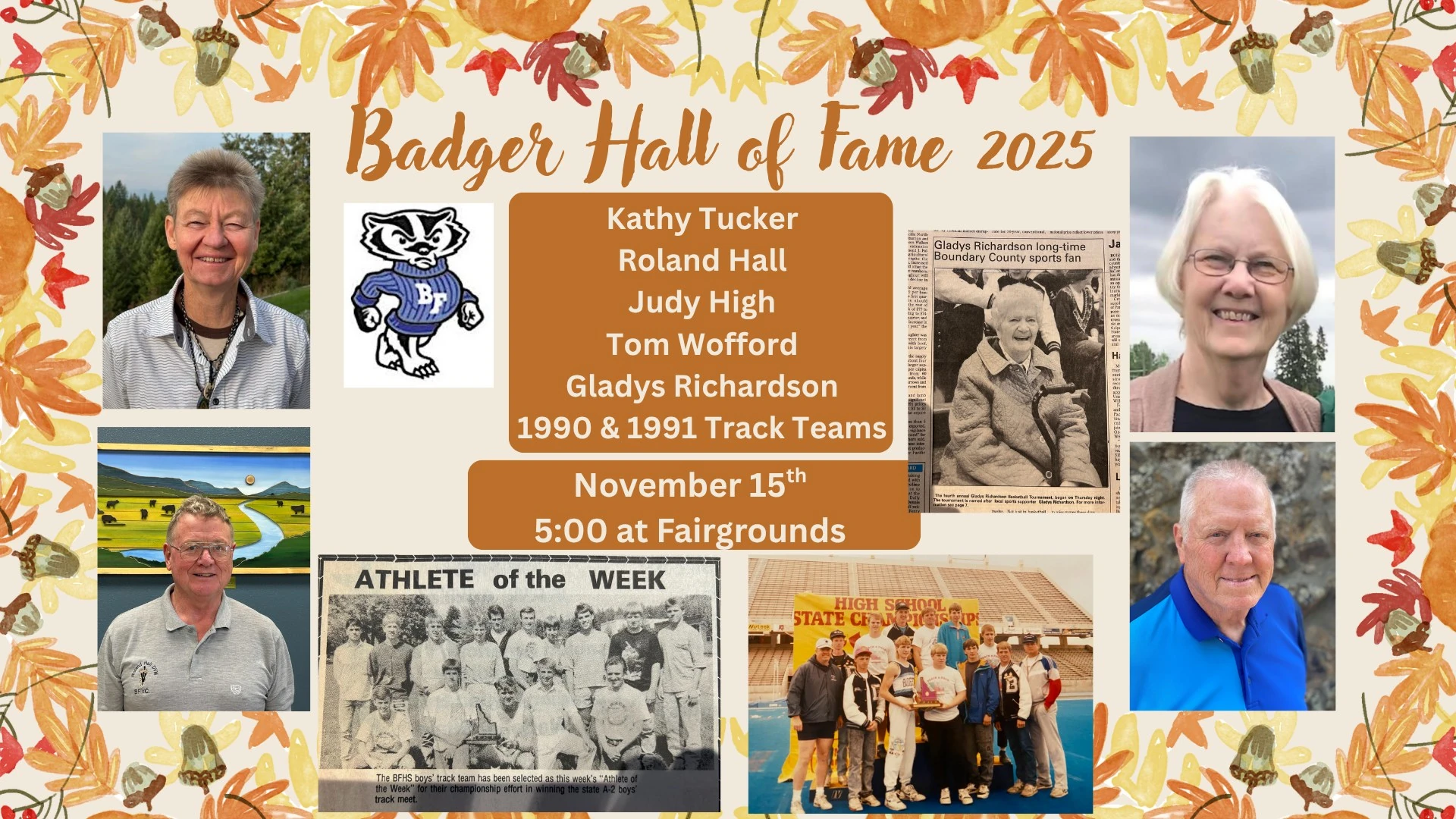 The Second Annual Hall of Fame Inductee Banquet