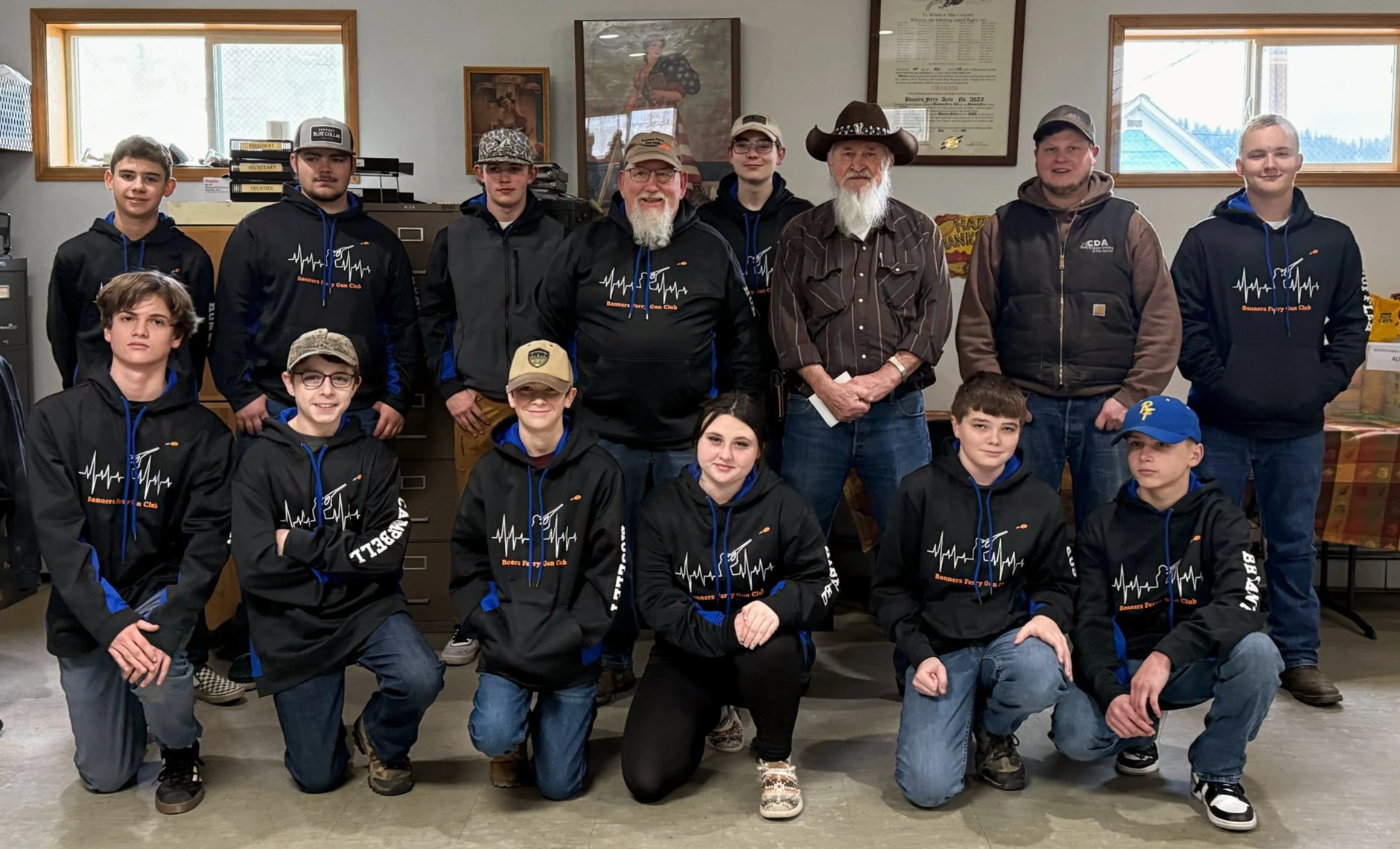 Bonners Ferry High School trapshooting team thanks Eagles