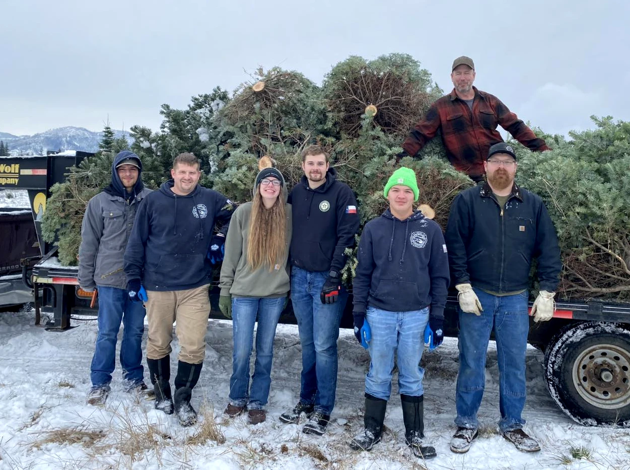 Christmas trees available by donation 9b News